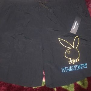 Playboy swim trunks
